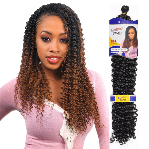 Freetress Crochet Braid Water Wave 22″ Bella Hair Extensions And