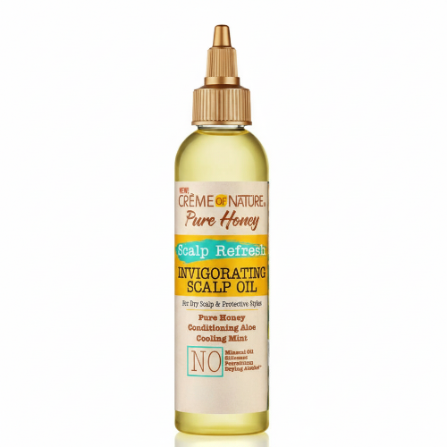 Creme of Nature: Nature Pure Honey Invigorating Scalp Oil 4oz